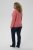 Kaffe Curve Jilanda V-Neck Pullover Red - Swetry & dzianina - 