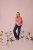 Kaffe Curve Jilanda V-Neck Pullover Red - Swetry & dzianina - 