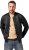 JP1880 College Jacket Scuba Fabric with Zipper Black - Kurtki Męskie Duże Rozmiary - Kurtki Duże rozmiary 2XL-8XL