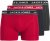 Jack & Jones Hector Solid Trunks 3-Pack Navy/Red/Grey - Bokserki - Bokserki 2XL-12XL
