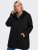 Only Carmakoma Sedona Light Coat Black - Płaszcze zimowe - 