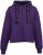 Nora Mikken GERTRUD Cropped Hoodie Purple - ODZIEŻ DAMSKA XS-XXL - 
