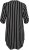 Kaffe Curve Milana Shirt Sukienka Czarny / Chalk pasek - Sukienki - 