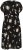 Kaffe Curve Jenna Sukienka Czarny/Brown Flower print - Sukienki - 