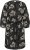 Kaffe Curve Kimmie Dress Black Chalk Embroidery - Sukienki midi - 