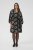 Kaffe Curve Kimmie Dress Black Chalk Embroidery - Sukienki midi - 