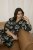 Kaffe Curve Kimmie Dress Black Chalk Embroidery - Sukienki midi - 