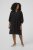 Kaffe Curve Dina Dress Black Deep - Sukienki midi - 