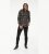 D555 Destin Checked Long Sleeve Shirt Black/Tan Check - Koszule z długim rękawem - 