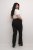 Kaffe Curve Jenna Rozszerzane legginsy Głęboka czerń - Jeansy & Spodnie w Dużych Rozmiarach – Plus Size - 