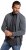 JP1880 Cardigan Knitted with Zipper Grey - Bluzy & bluzy z kapturem - Bluzy & Bluzy z kapturem 2XL-12XL