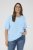 Kaffe Curve Minia Pullover Powder Blue Melange - Swetry dzianinowe - 