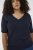 Kaffe Curve Leani Knitted Pullover Midnight Marine - Swetry dzianinowe - 