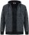 Duke Fareham Bonded Sherpa Lining Knitted Hoodie Grey - Bluzy & bluzy z kapturem - Bluzy & Bluzy z kapturem 2XL-12XL