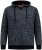 Duke Fareham Bonded Sherpa Lining Knitted Hoodie Grey - Bluzy & bluzy z kapturem - Bluzy & Bluzy z kapturem 2XL-12XL