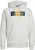Jack & Jones Codyy Hoodie White - Bluzy & bluzy z kapturem - Bluzy & Bluzy z kapturem 2XL-12XL