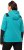 Ulla Popken Contrast Inserts Sweater Knit Hoodie Aquamarine - Bluzy & bluzy z kapturem - 