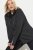 Ulla Popken Sweater Knit Fleece Hoodie Black - Bluzy & bluzy z kapturem - Przytulne bluzy, hoody i swetry