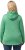 Ulla Popken Melange Knit Fleece Lined Hoodie Spring Green - Bluzy & bluzy z kapturem - 