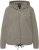 Ulla Popken Drawstring Hem Zip-Up Hoodie Grey - Bluzy & bluzy z kapturem - 