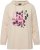 Ulla Popken REBEL LOVE Long Sleeve Graphic Hoodie Vanilla - Bluzy & bluzy z kapturem - 