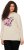 Ulla Popken REBEL LOVE Long Sleeve Graphic Hoodie Vanilla - Bluzy & bluzy z kapturem - 