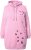 Ulla Popken Oversized Grass Graphic Hoodie Wildberry - Bluzy & bluzy z kapturem - 