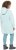 Ulla Popken Oversized Grass Graphic Hoodie Glacier Green - Bluzy & bluzy z kapturem - 