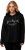 Ulla Popken City Name Graphic Hoodie Black - Bluzy & bluzy z kapturem - 