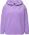 Ulla Popken Teddy Plush Long Sleeve Hoodie Pale Lilac - Bluzy & bluzy z kapturem - 