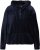 Ulla Popken Corduroy Hoodie Navy - Bluzy & bluzy z kapturem - 