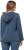Ulla Popken Raw Hem Long Sleeve Hoodie Night Blue - Bluzy & bluzy z kapturem - 