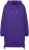 Ulla Popken Longline Lace Up Hoodie Purple - Bluzy & bluzy z kapturem - 
