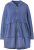 Ulla Popken Tiered Flounce Panel Zip Up Hoodie Atlantic Blue - Bluzy & bluzy z kapturem - 
