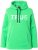 Ulla Popken TRUE Lettering Hoodie Mint Green - Bluzy & bluzy z kapturem - 