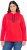 Ulla Popken TRUE Lettering Hoodie Neon Red - Bluzy & bluzy z kapturem - 