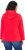 Ulla Popken TRUE Lettering Hoodie Neon Red - Bluzy & bluzy z kapturem - 