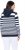 Ulla Popken Oversized Striped Long Sleeve Hoodie Ink Blue - Bluzy & bluzy z kapturem - 