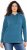 Ulla Popken Rhinestone Drawstring Moon Wash Hoodie Teal - Bluzy & bluzy z kapturem - 