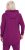 Ulla Popken Contrast Piping Zip-Up Hoodie Pink Berry - Bluzy & bluzy z kapturem - 