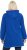 Ulla Popken Color Block Fleece Hoodie Denim Blue - Bluzy & bluzy z kapturem - 