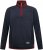 Duke Leicester Quarter Neck Fleece Sweatshirt Navy TALL - TALL bluzy - 