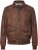 JP1880 Finest Goat Suede Leather Blouson Tobacco Brown - Kurtki Męskie Duże Rozmiary - Kurtki Duże rozmiary 2XL-8XL