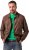 JP1880 Finest Goat Suede Leather Blouson Tobacco Brown - Kurtki Męskie Duże Rozmiary - Kurtki Duże rozmiary 2XL-8XL