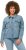 Ulla Popken Embroidered Denim Jacket Light Blue - Kurtki - 