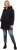 Ulla Popken HYPRAR Triple Function Fully Lined Waterproof Coat Black - Kurtki - 