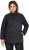Ulla Popken Quilted Water Repellent Shirt Jacket Black - Kurtki - 