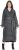 Ulla Popken Denim Acid Wash Trench Coat Grey Denim - Kurtki - 