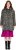 Ulla Popken Leopard Print Shirt Jacket Black - Kurtki - 