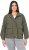 Ulla Popken Cargo Style Elastic Hem Jacket Olive Grey - Kurtki - 